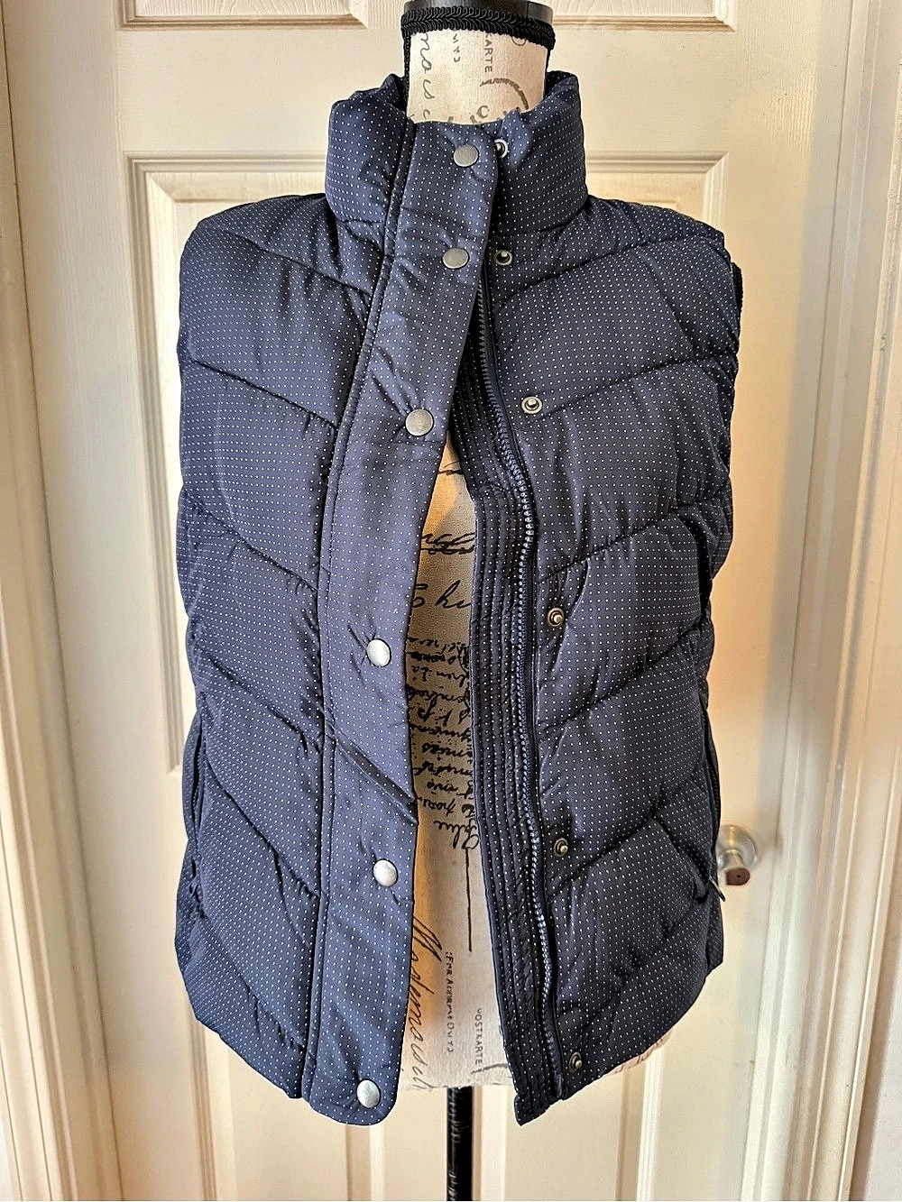 Gap Winter Warmth Puffer Vest Blue Small Like New